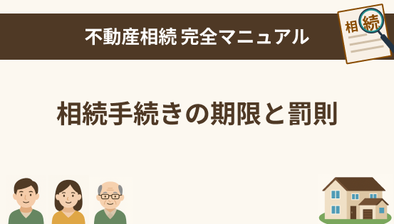 相続手続きの期限と罰則について｜やらなかった場合のリスクと注意点を徹底解説